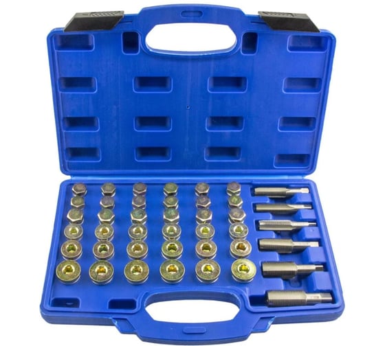 Изображение товара Набор для восстановления резьбы маслосливных отверстий ZIPMEND, М13-М22, 114пр. ZS-G050114