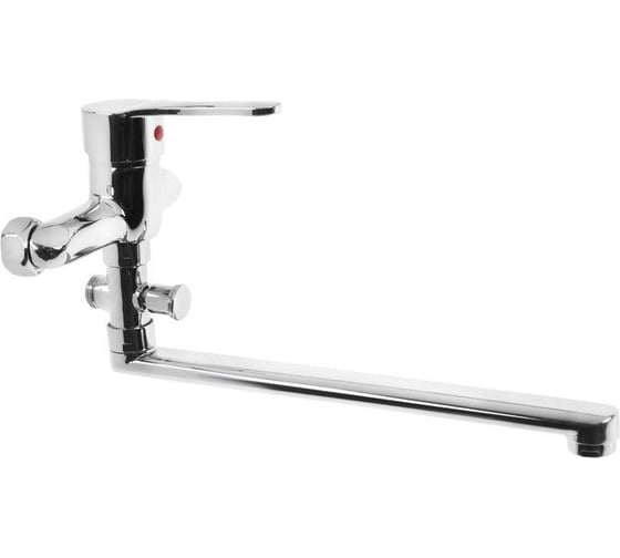 Изображение товара Смеситель для ванны ZEIN Z95350152, картридж керамика 35 мм, с душевым набором, хром 5118181