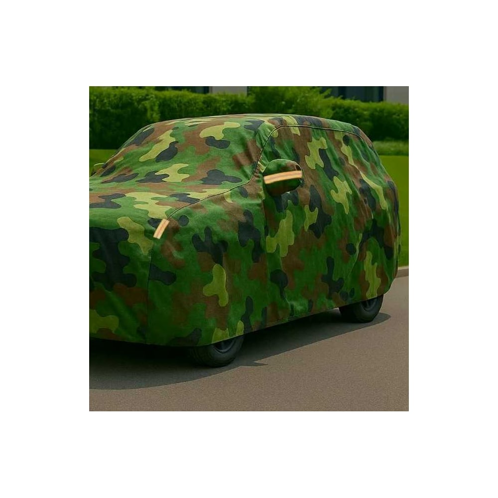 Изображение товара Тент на машину для внедорожника PSV с подкладкой и молнией, размер XXXL (560x200x185), Камуфляж 138053
