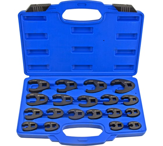 Изображение товара Набор ключей разрезных односторонних ZIPMEND 8-32мм, 19пр. ZR-E060101