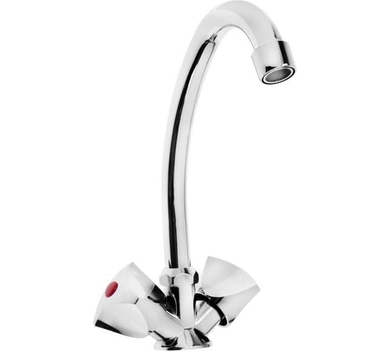 Изображение товара Смеситель для кухни ZEIN Z20380103, кран-букса латунь 1/2, без подводки, хром 5118173