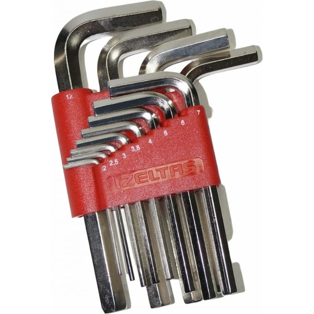 Комплект г-образных шестигранных ключей IZELTAS комплект шестигранных ключей gedore