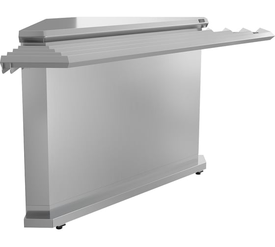 Изображение товара Модуль угловой наружный Luxstahl УН-90 (без направляющих) Premium (нерж.) мкл009.2