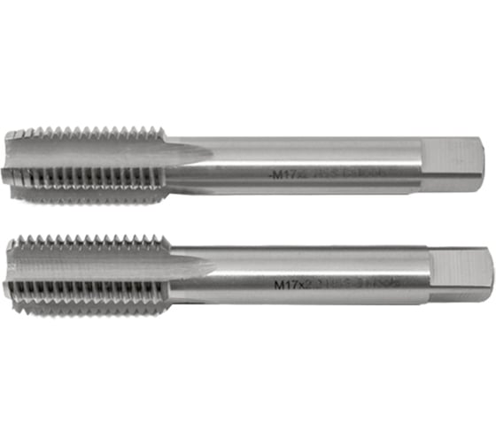 Изображение товара Метчик М17x2 машинно-ручной HSS 2шт компл. исп1 ГОСТ 3266-81 Beltools ri.114.1760