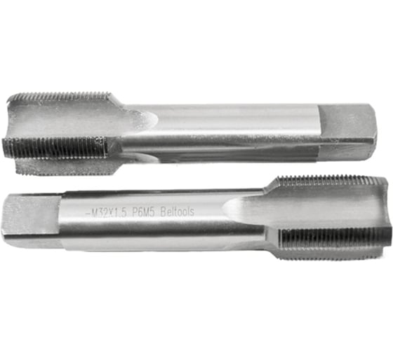 Изображение товара Метчик М32x1,5 машинно-ручной Р6М5 2шт компл. исп1 ГОСТ 3266-81 Beltools ri.114.1767