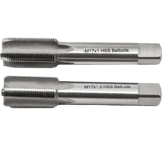 Изображение товара Метчик М17x1 машинно-ручной HSS 2шт компл. исп1 ГОСТ 3266-81 Beltools ri.114.1759