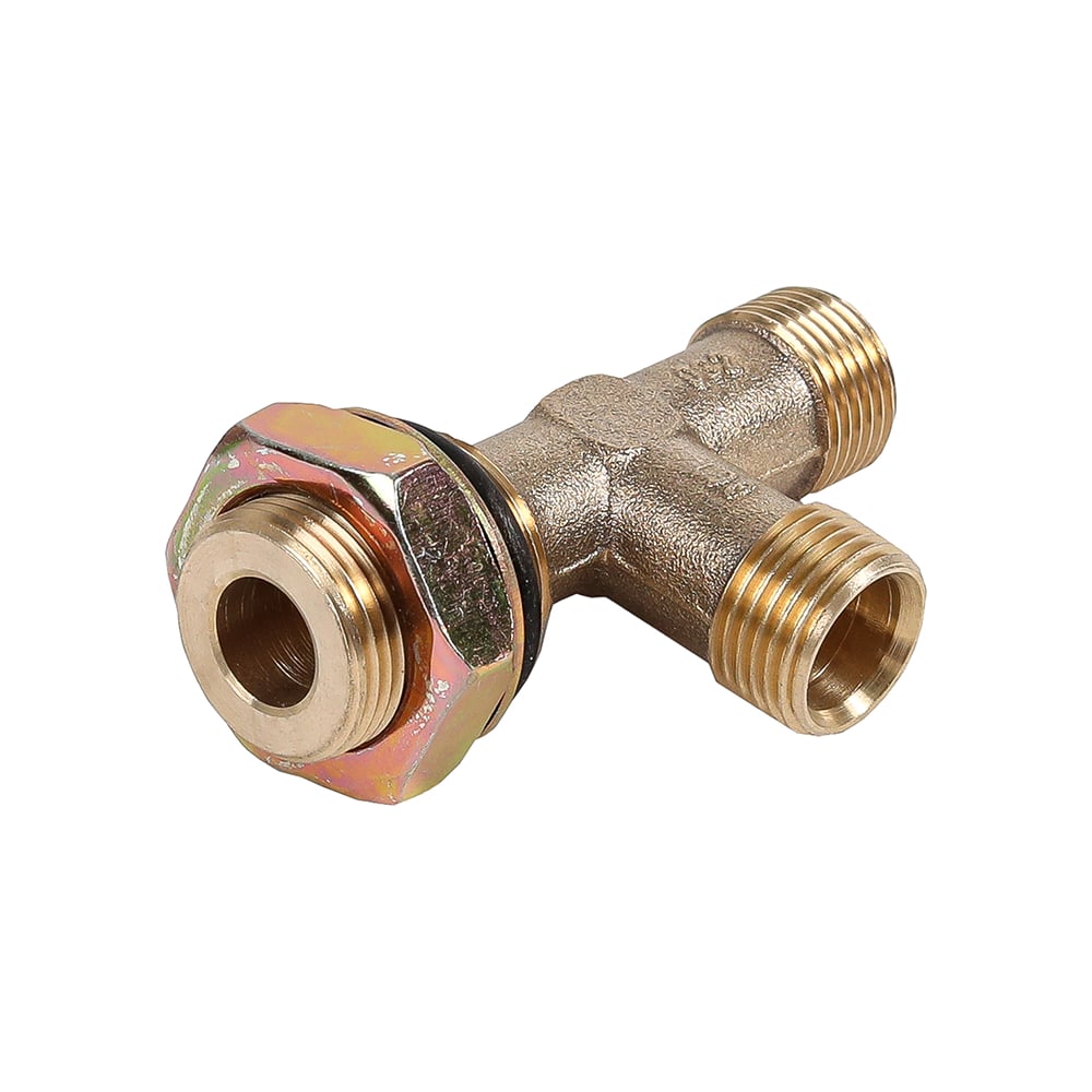 Изображение товара Тройник латунь 18x18x22 М18х1. 5 M22x1. 5 10 шт - надежное соединение труб