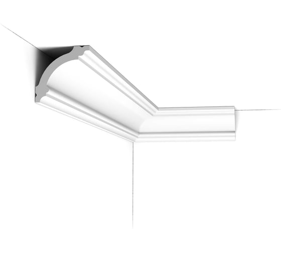 Изображение товара Потолочный лепной карниз Oracdecor Orac белый, из дюрофома, 20 шт в упаковке CB511N