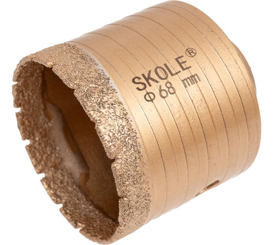Изображение товара Коронка универсальная бетон / керамогранит SKOLE (k11) 68мм 1шт/уп K11 068210