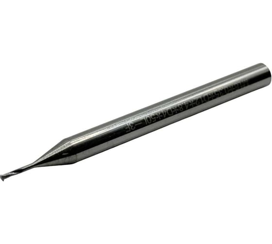 Изображение товара Резьбофреза однозаходная твердосплавная TORNERI М1.6x0.35 (D1.2x4.8хD4x50x3T) по алюминию Т026209
