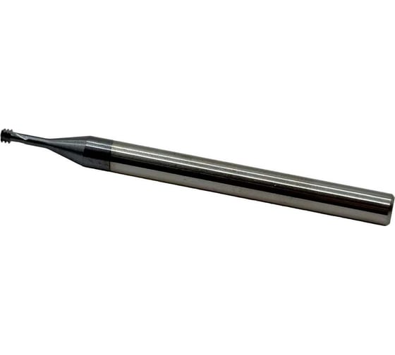 Изображение товара Резьбофреза трехзаходная твердосплавная TORNERI М2.5x0.45 (D2x5.3хD4x50x3T) по стали с покрытием TiXCo Т026180