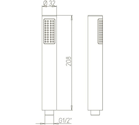 Изображение товара Лейка для душа Paini 81CR155 Pixel, Morgana, Pad 17886