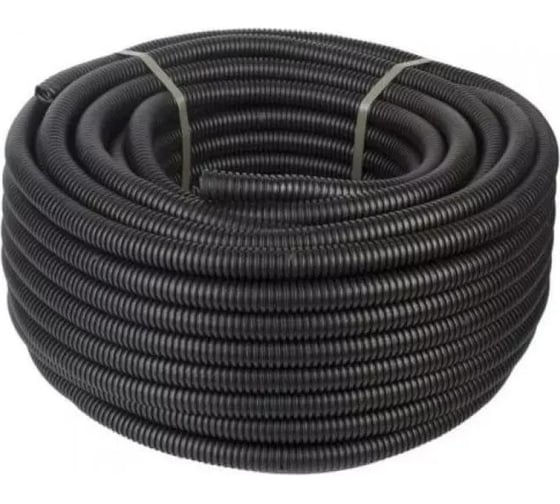 Изображение товара Труба гофрированная ATLANTCAB пластик пониженного давления, ПНД, 16мм, 100м 00082-100