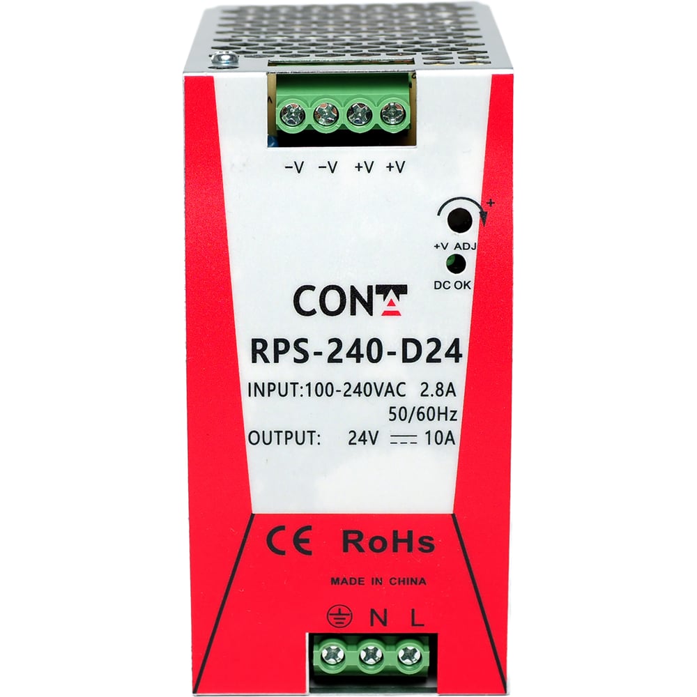 Изображение товара Блок питания CONTA RPS-240 240 ВТ однофазный импульсный стабилизированный