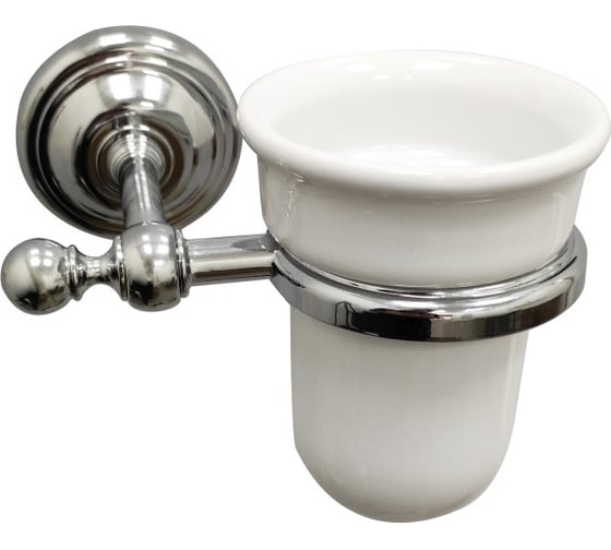 Изображение товара Подстаканник Paini 88CR041BICER Duomo керамический, хром 50181