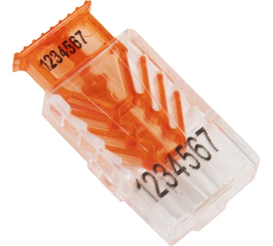 Изображение товара Пломбы стиропластовые номерные ОФИСМАГ ГАРПУН, самофиксирующиеся, комплект 100шт (проволока 600811,600280) 602474