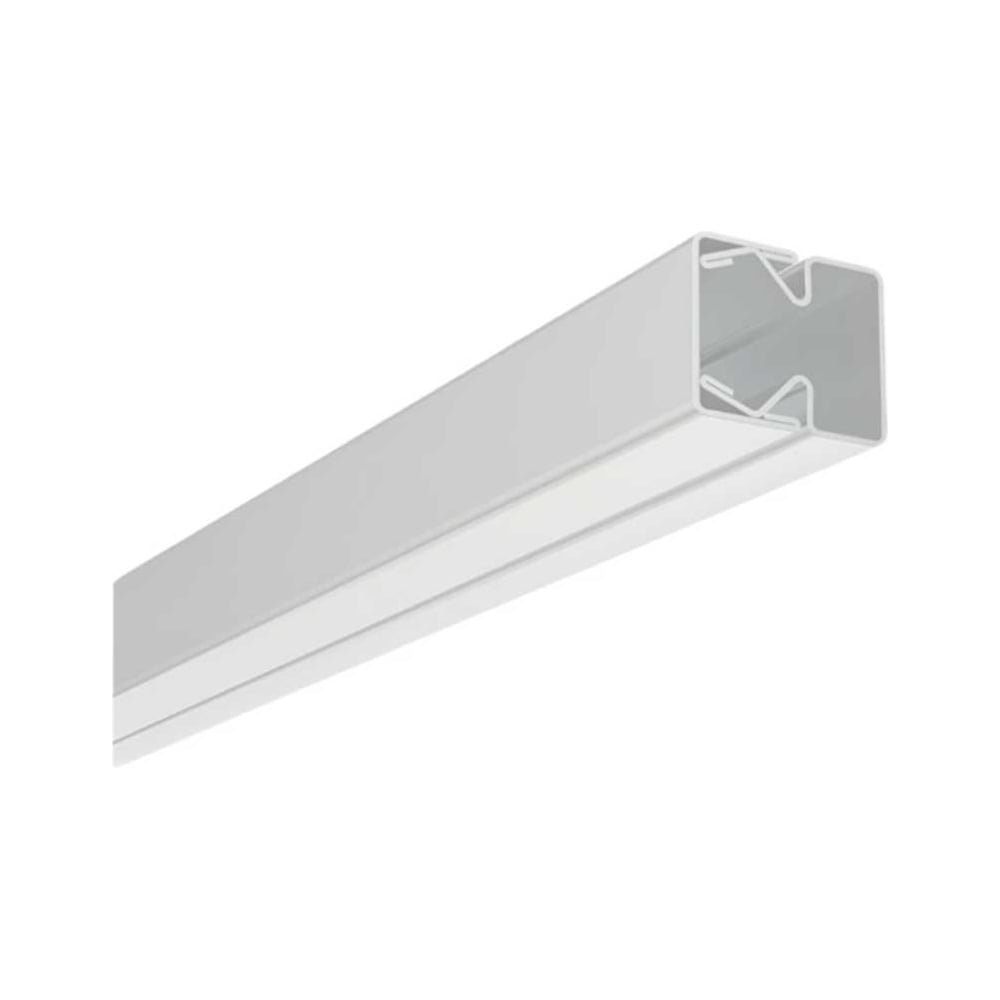 Изображение товара Металлический кабельный короб ОБТЕК 30х30 белый, комплект из 2 штук