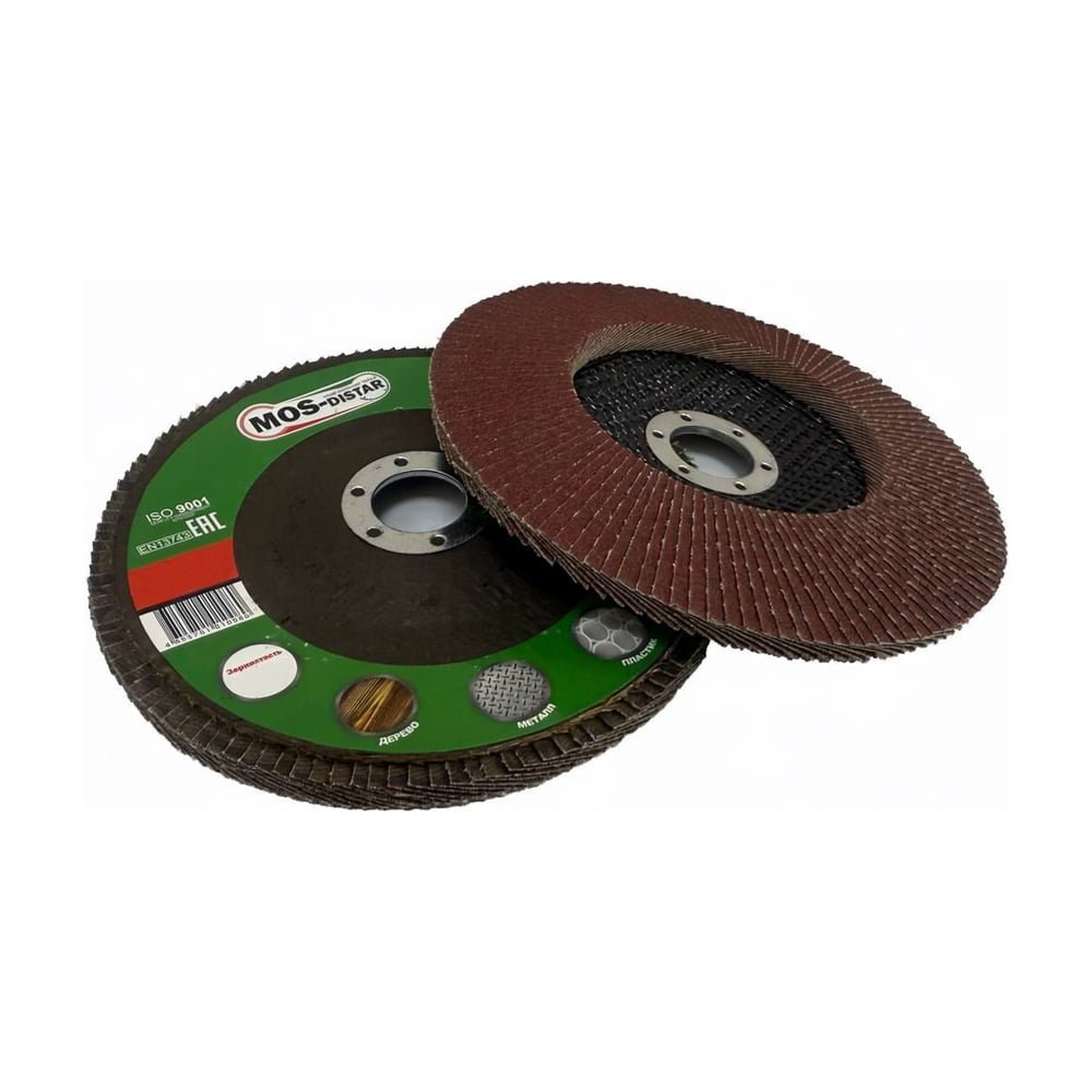 Изображение товара Круг лепестковый торцевой МОS-DISTAR 115 мм P80, 10шт MS-KLT115P80
