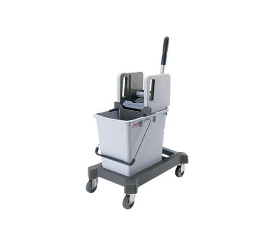 Изображение товара Система одноведерная Vileda Professional КомбиСпид Про 25 л на платформе с вертикальным отжимом со вставкой, без транспортировочной ручки 149098