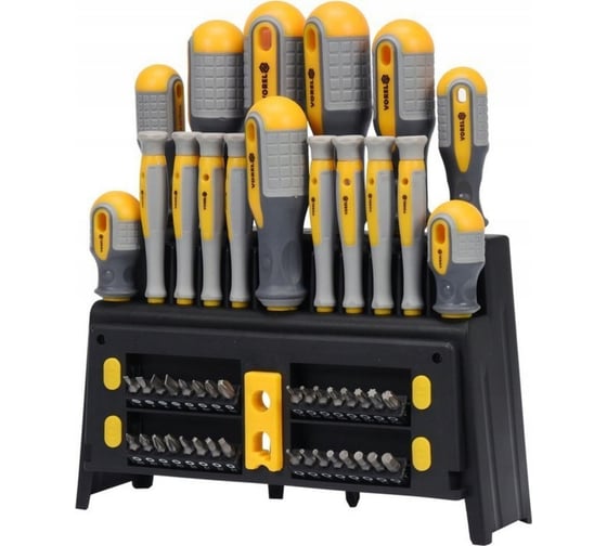 Изображение товара Набор отверток и бит VOREL 50 шт 60780