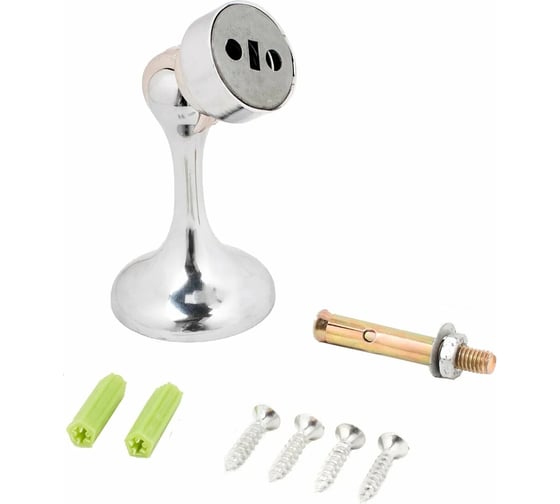 Изображение товара Магнитный ограничитель Стандарт 102 CP (европакет; прямой; хром) 12586