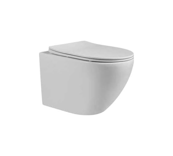 Изображение товара Унитаз подвесной TOKITO Цунами, безободковый, с микролифтом TATSUMAKI YAMA TOK-WC-YAMA