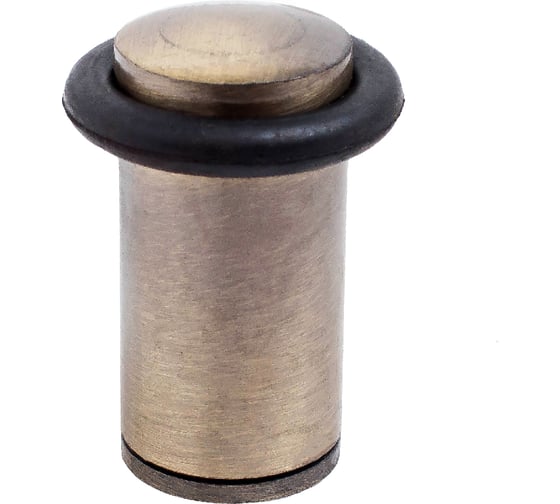 Изображение товара Дверной ограничитель Стандарт (старая бронза; цилиндр; европакет) 13037