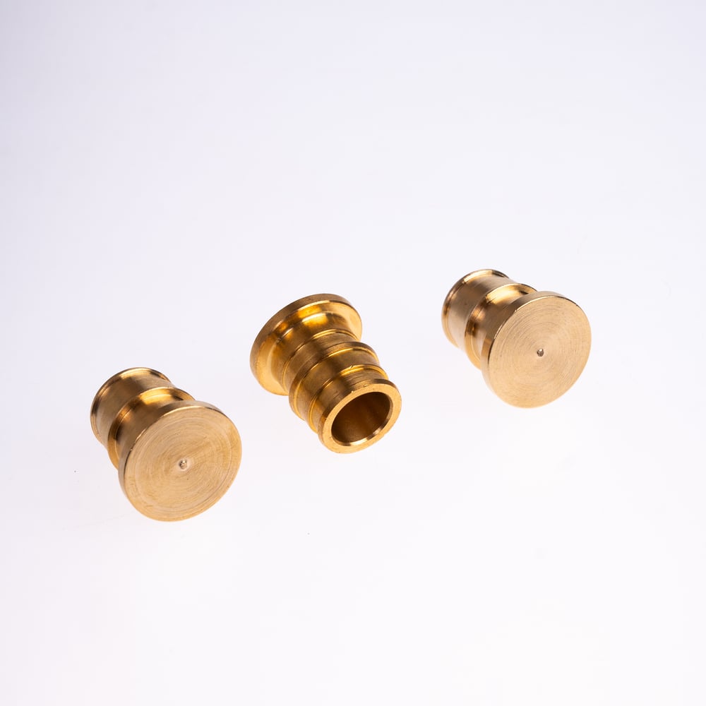 Изображение товара Заглушка для PE-X труб РОС радиальная латунь, Дн 20 (127-3765), 3 шт R0341576