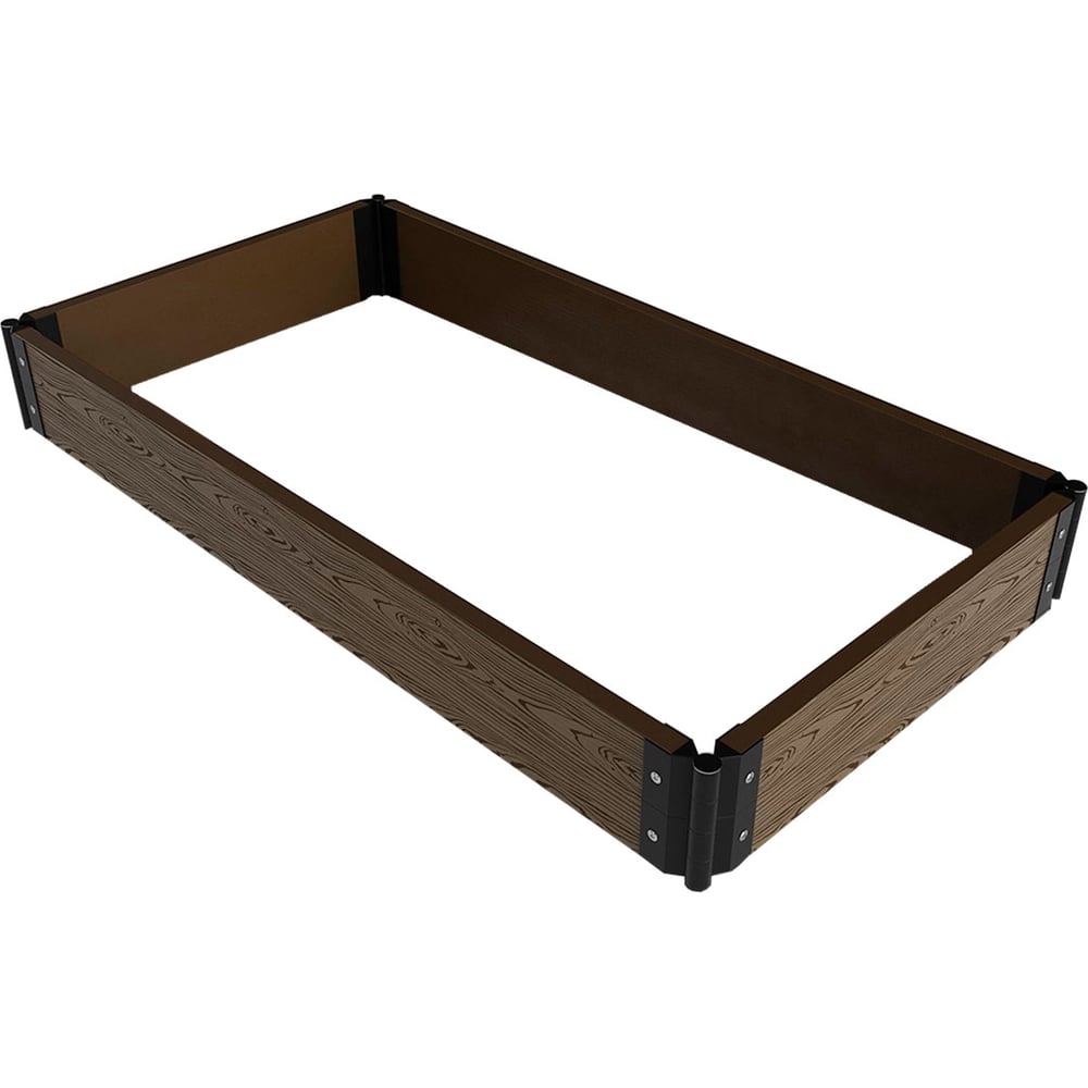 Изображение товара Шарнир для клумбы Holzhof 25х150мм из коричневого пластика