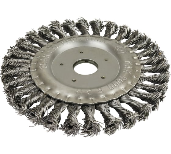 Изображение товара Кордщетка жесткая витая KETZU для УШМ, дисковая 100 мм Standart 783666
