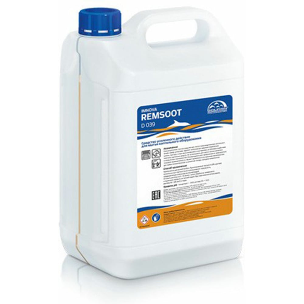 Изображение товара Средство концентрат для мытья коптильного оборудования ОФИСМАГ Dolphin Remsoot 5 л., D039-5 22638 609119