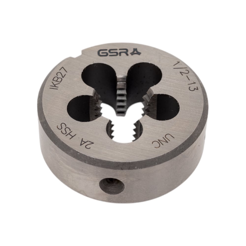Изображение товара Круглая плашка GSR UNC 1/2-13 DIN EN 22568 HSS для внутренней резьбы