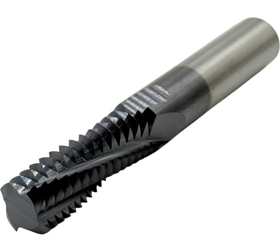 Изображение товара Резьбофреза многозаходная твердосплавная TORNERI М14x2.0 (D9.9x30хD10x75x4T) по стали с покрытием TiXCo Т026204