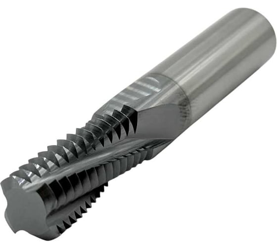Изображение товара Резьбофреза многозаходная твердосплавная TORNERI М16x2.0 (D11.9x30хD12x75x4T) по стали с покрытием TiXCo Т026205