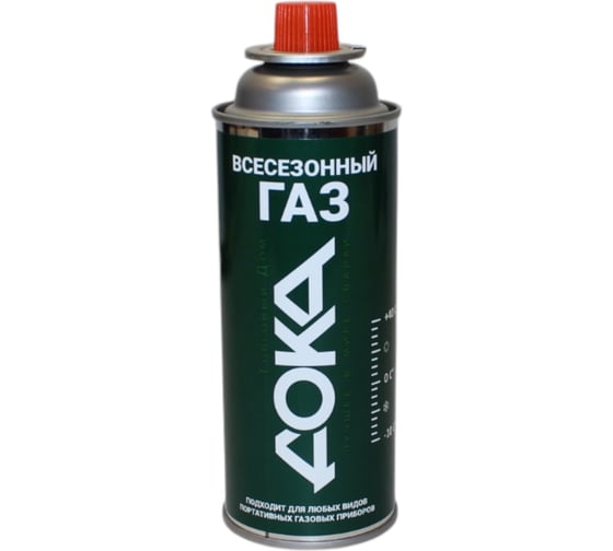 Изображение товара Одноразовый картридж Дока для туристических плит 220гр DK.1150.14768