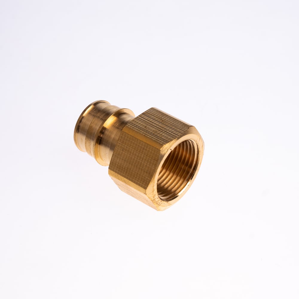 Изображение товара Муфта для PE-X труб РОС латунь Дн 25x3/4 ВР профессиональный фитинг