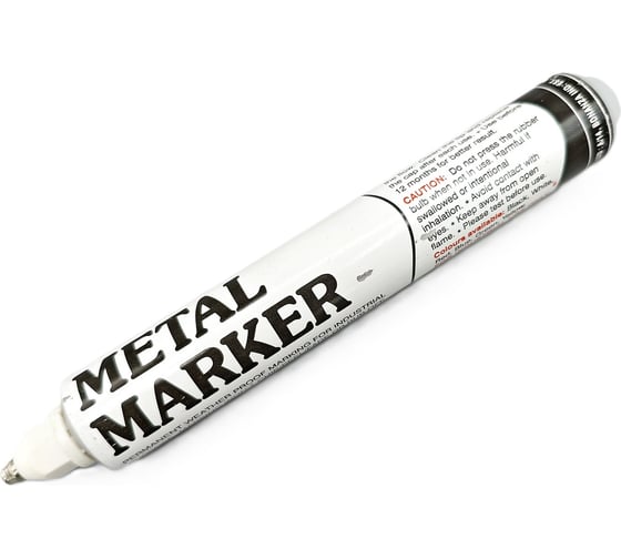 Изображение товара Гигантский промышленный маркер Century Markers краска Century Pump Metal Marker 3,0 мм, белый CM98010