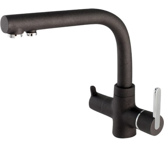 Изображение товара Смеситель для кухни с подводом для фильтра Paini 92446433VE7B90DALMKM Arena черный 23378