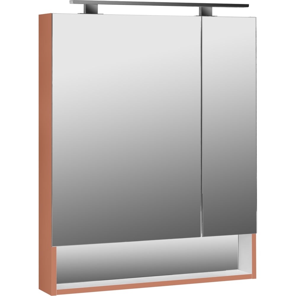 Изображение товара Зеркальный шкаф Roca The Gap Original 70 терракота с подсветкой и розеткой