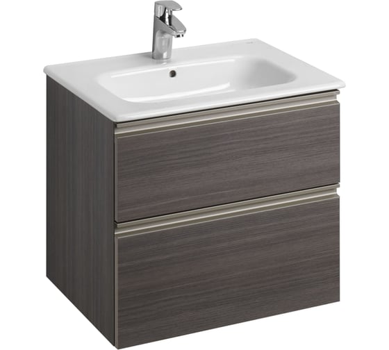 Изображение товара Тумба под раковину Roca The Gap 60 городской дуб 2 ящика A857397402