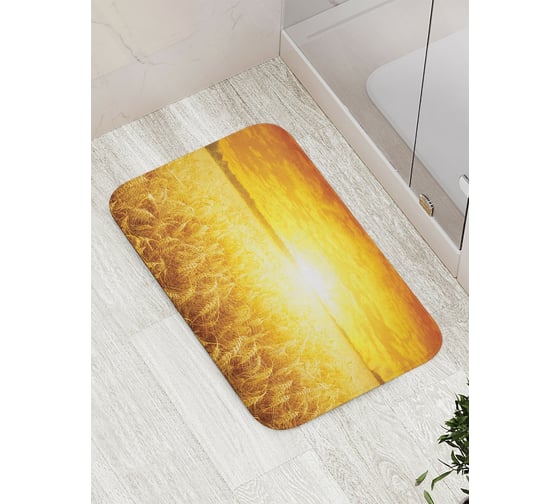 Изображение товара Коврик противоскользящий JoyArty "Ослепляющее поле" для ванной, сауны, бассейна, bath_14880