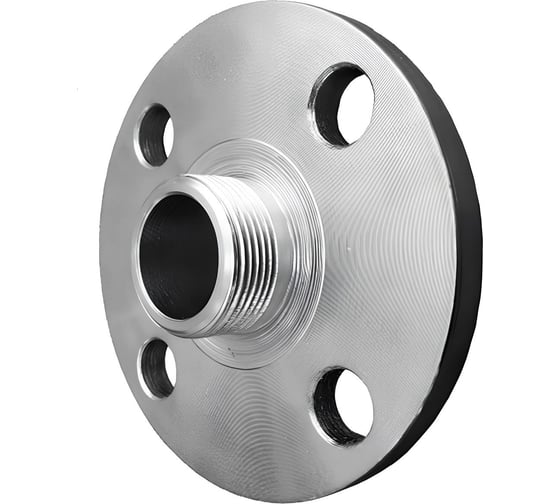 Изображение товара Фланец оцинкованный vfz.su DN 40 PN16 с резьбовым хвостовиком (HP G 1-1/2) ВФЗ 223250040