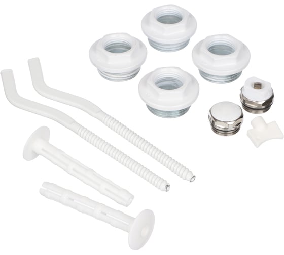 Изображение товара Комплект монтажный для радиатора отопления СоюзКран 1x1/2, с двумя кронштейнами 565-117