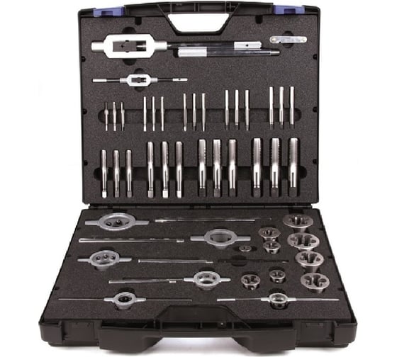 Изображение товара Набор ручных метчиков и плашек GSR BSW 1/4-1" HSSG 46 предметов 08333250