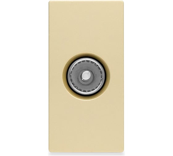 Изображение товара Розетка Vell золотая, 1/2, TV, модуль, {GD-1/2-TV} 1379021