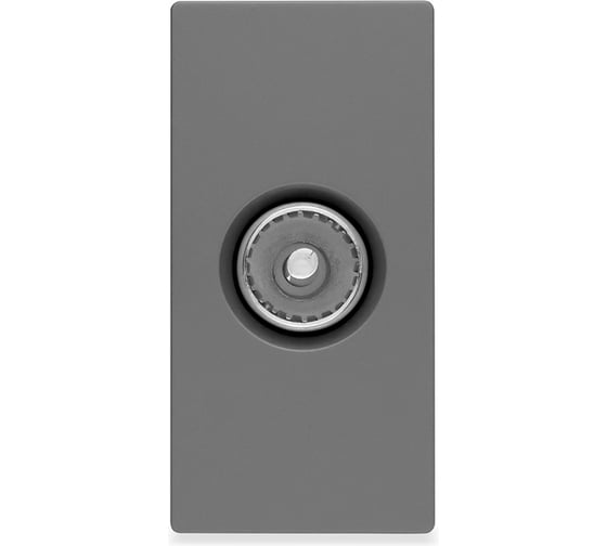 Изображение товара Розетка Vell серая, 1/2, TV, модуль, {GY-1/2-TV} 1379020