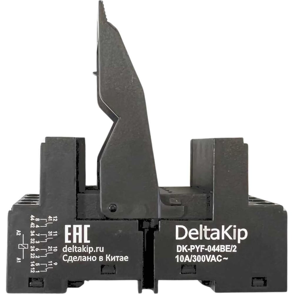 Изображение товара Монтажная колодка DELTAKIP 2-ярусная с винтовыми клеммами DK-PYF-044BE/2, уп.10шт DK-K0000008_10
