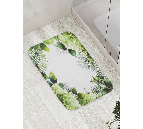 Изображение товара Коврик противоскользящий JoyArty "Тропическая листва" для ванной, сауны, бассейна, bath_32434