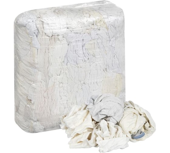 Изображение товара Ветошь Выбор есть трикотаж белый _Б, 10кг 2300010