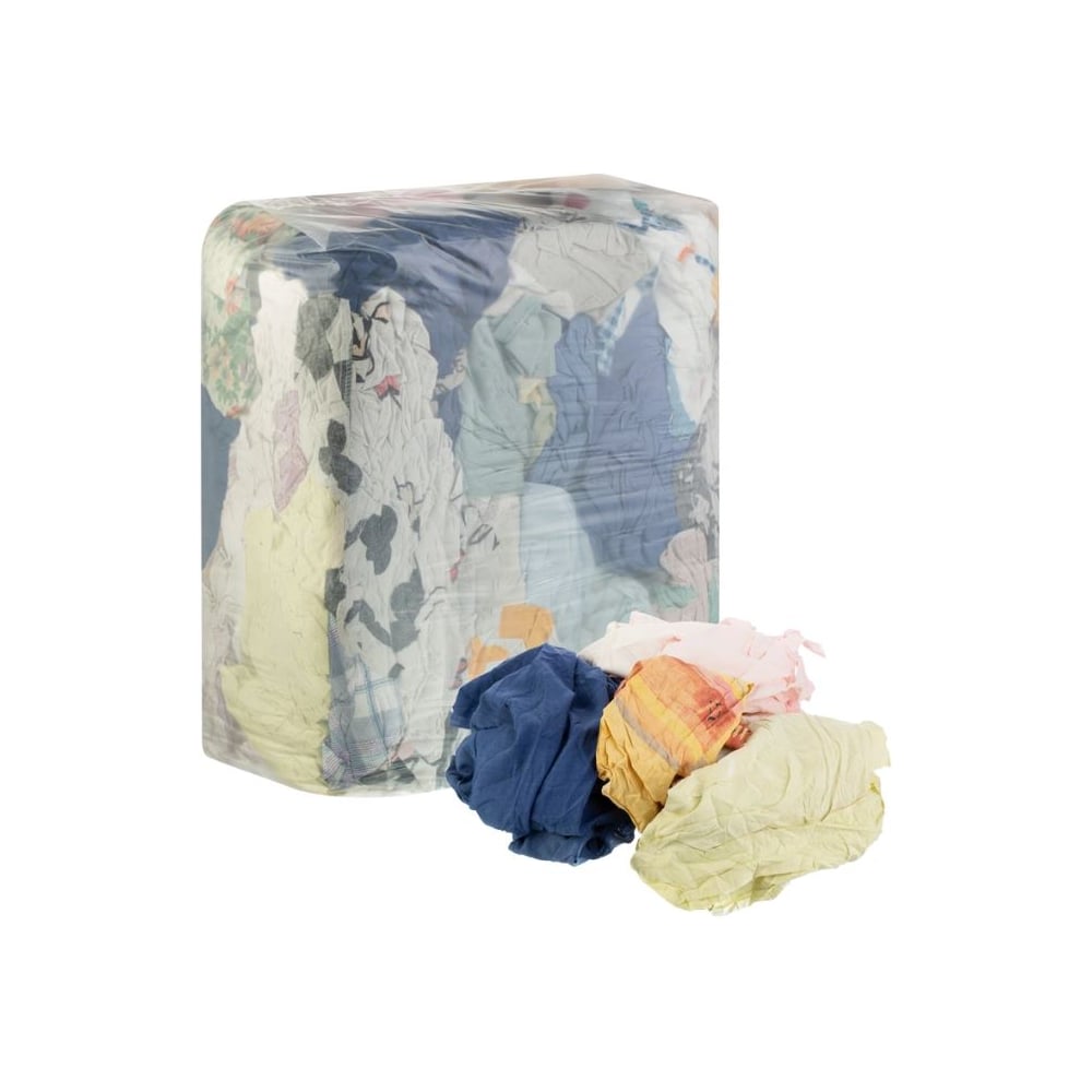 Изображение товара Ветошь Выбор есть трикотаж белый с вкраплениями_Б, 10кг 2215384